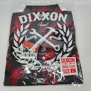 DIXXON | Tops | Dixxon Royal Flush Flannel Shirt Womens Large | Poshmark